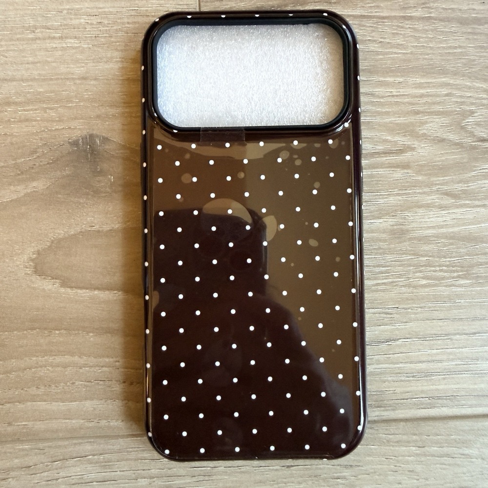 Stylish Black Polka Dot Phone Case
